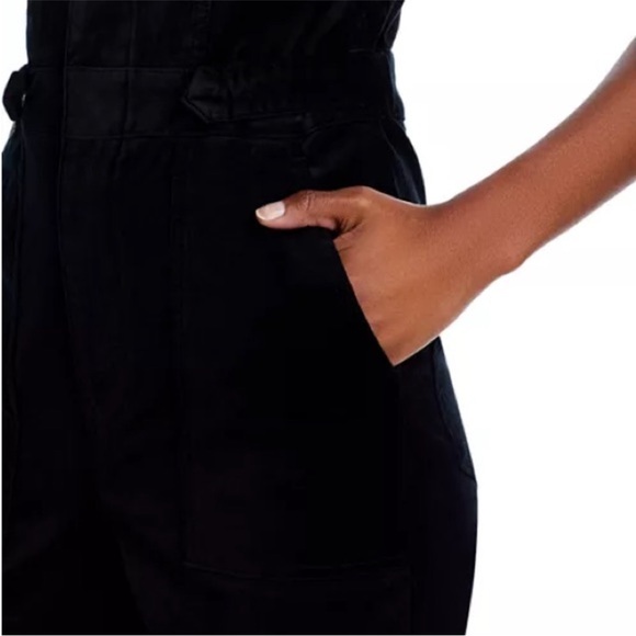 Good American NWT Medium Fit for Success Velvet Bootcut Jumpsuit New - Picture 7 of 10